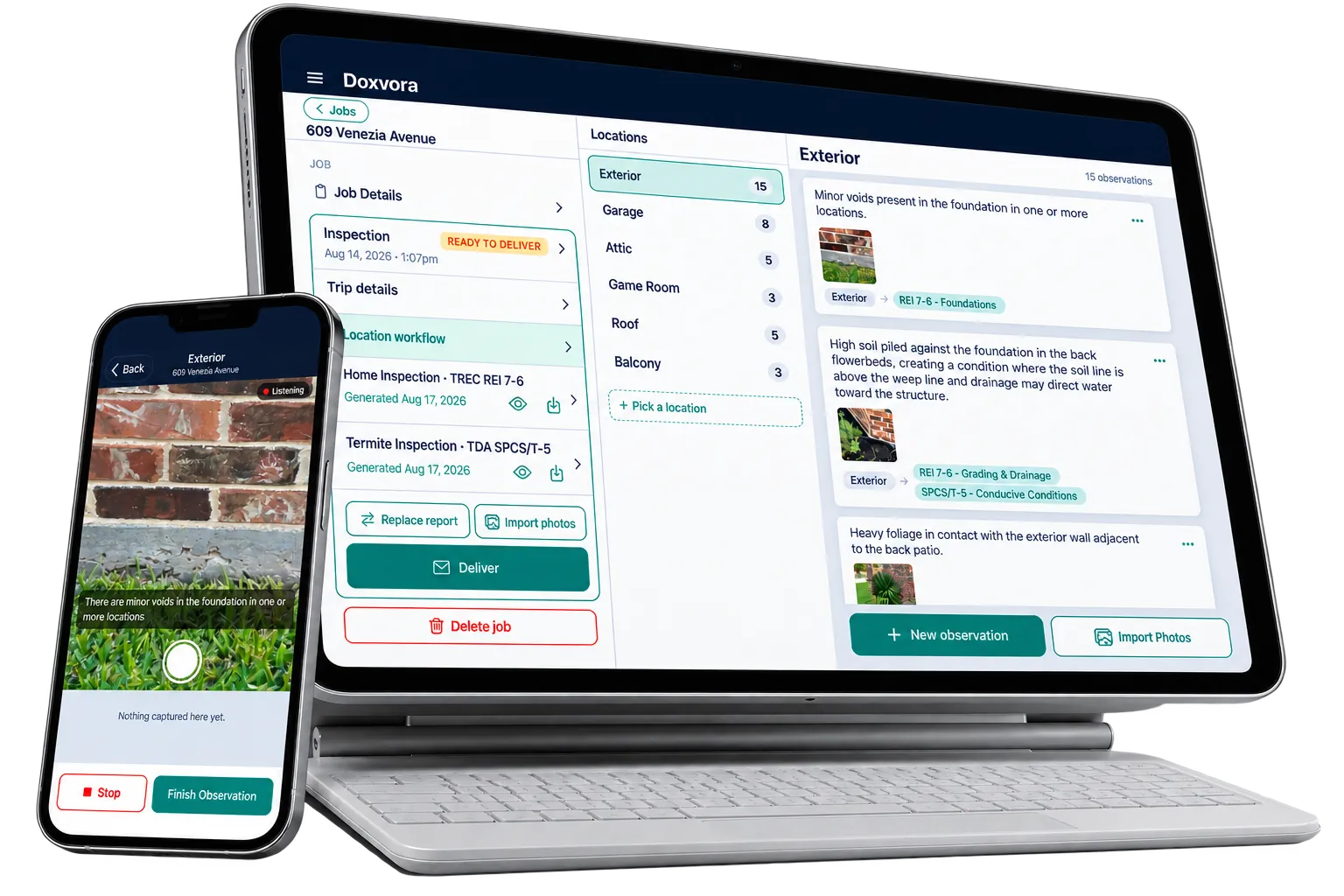Doxvora on iPad and iPhone